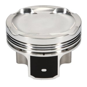 Mitsubishi Evolution Piston Set - JE Pistons - Forged, 87.0mm Bore, -6.8 Dome Asymmetrical FSR - `07-`15